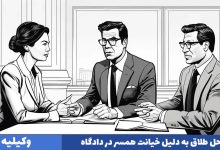 طلاق به دلیل خیانت همسر