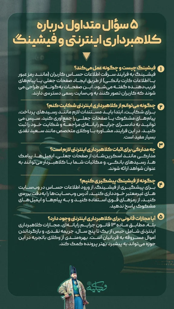 سوالات متداول درباره کلاهبرداری اینترنتی copy